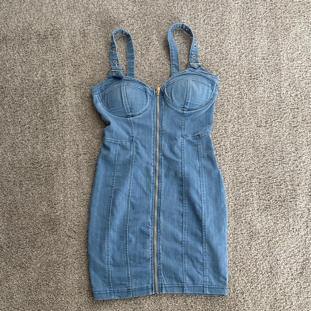 Fashion Nova Denim Mini Dress